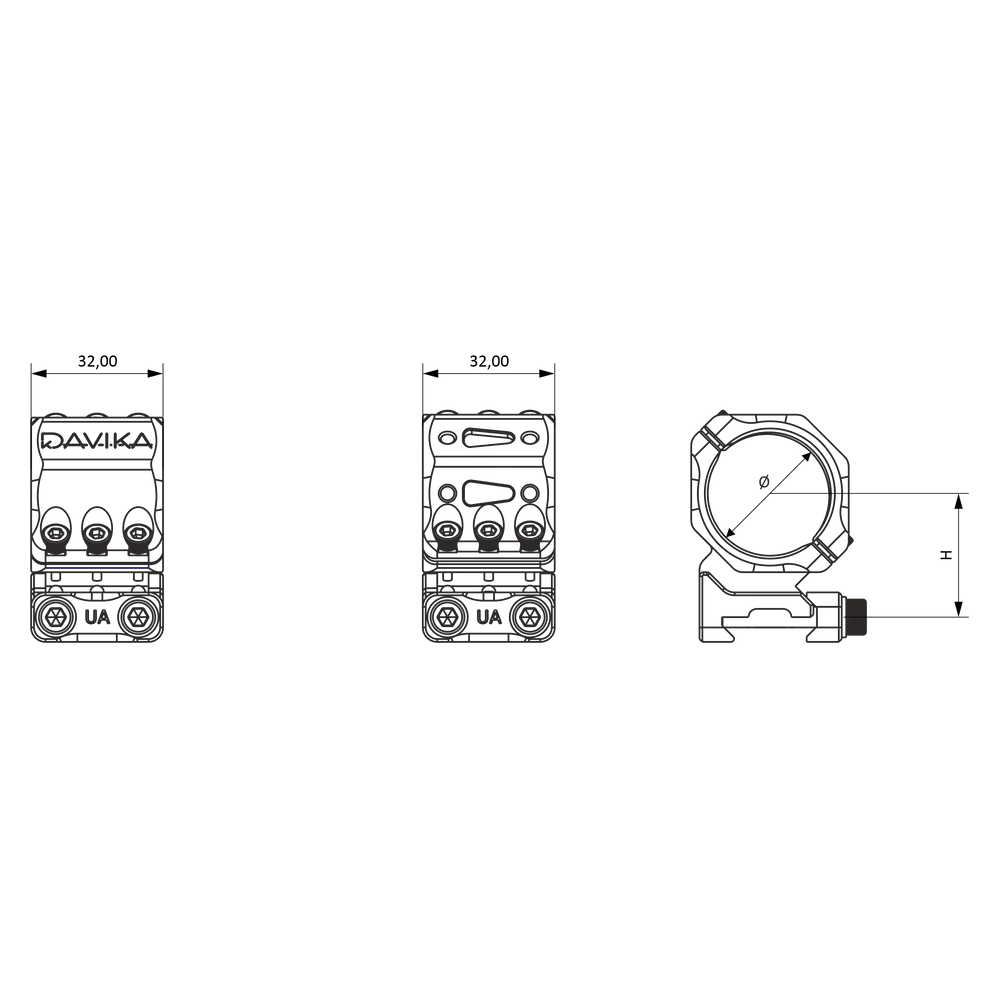 30mm δακτύλιοι στήριξης διόπτρας | βάση Picatinny
