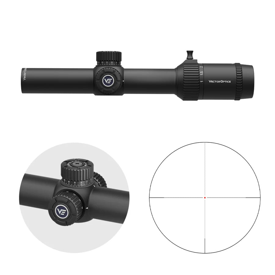 Vector Optics Forester 1-8x24 SFP διόπτρα τυφεκίου