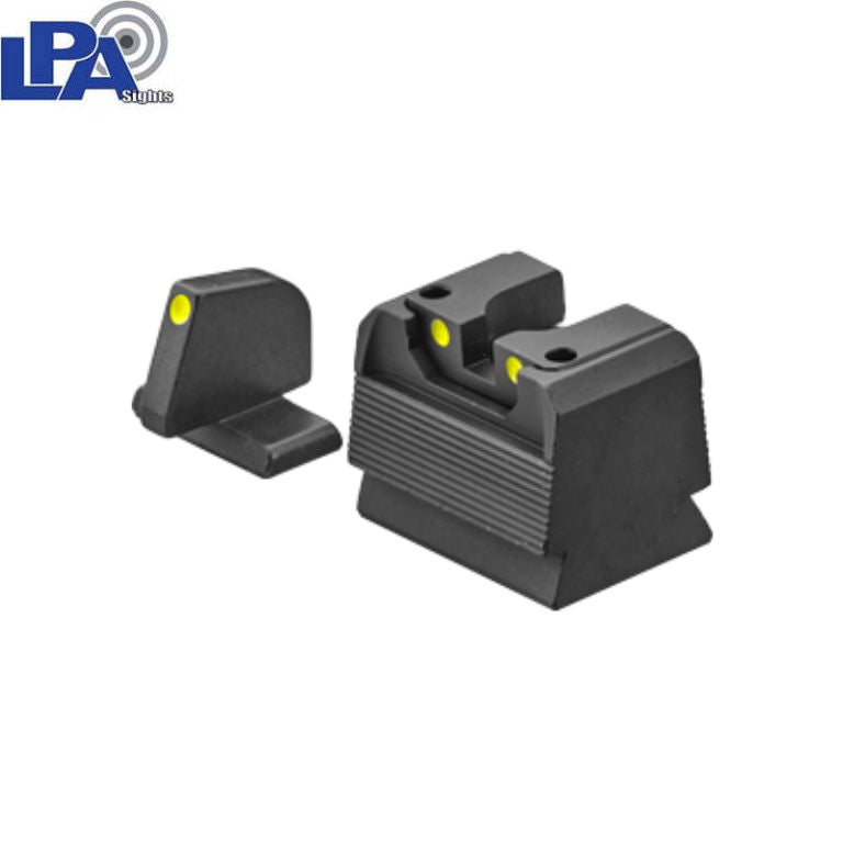 HK VP9 OR & HS SFP9 OR semi-adjustable sight set | with luminescent dots LPA