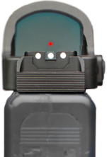 Walther PDP tall semi-adjustable sight set | with white dots LPA