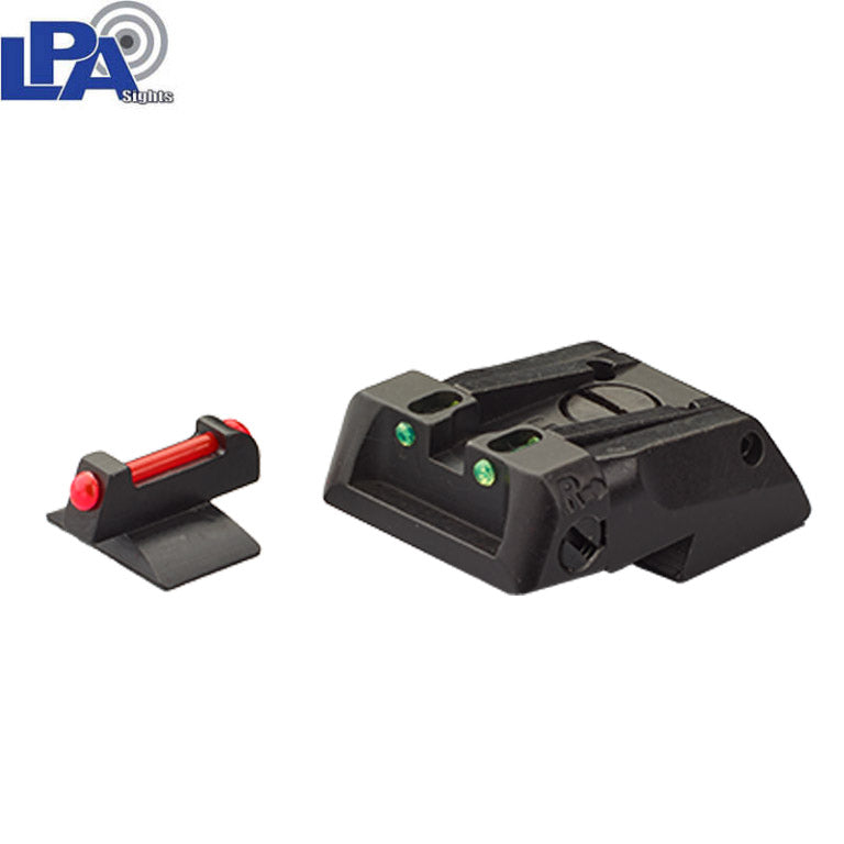 Colt XSE, Combat, Competition, Delta σετ ρυθμιζόμενων σκοπευτικών με οπτικές ίνες LPA