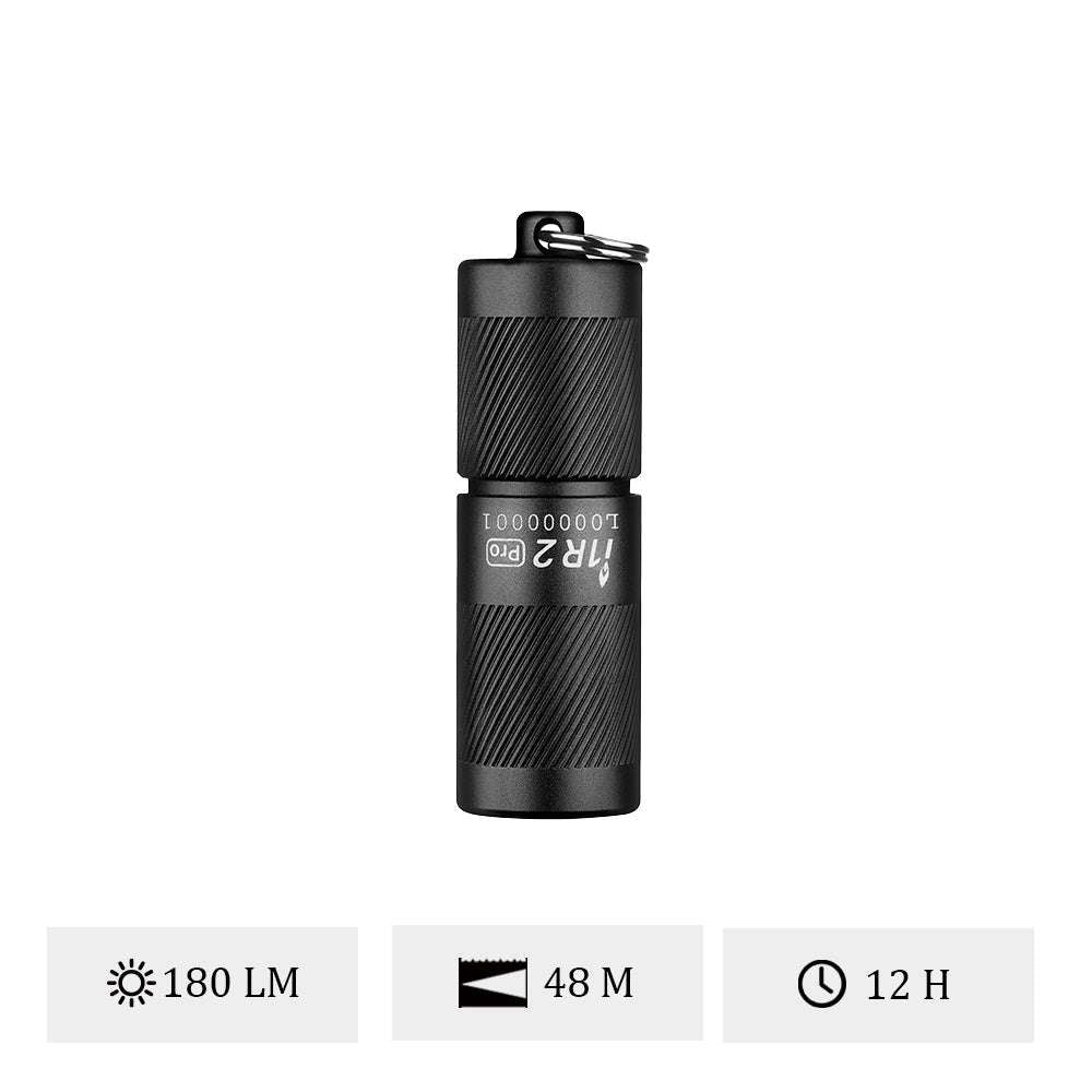 Olight i1R 2 Pro | επαναφορτιζόμενος φακός μπρελόκ | 180 lm - Black