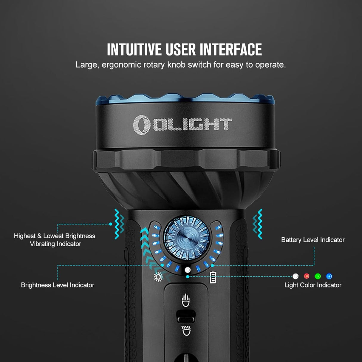 Olight Marauder Mini | πολύχρωμος επαναφορτιζόμενος φακός | 7.000 lm