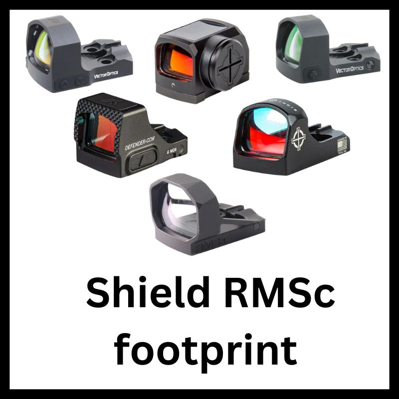 Red dots with Shield RMSc footprint