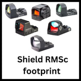 Σκοπευτικά κόκκινης κουκκίδας with Shield RMSc footprint