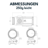 Vector Optics Paragon 5x30 Μεγεθυντικός Φακός Micro 