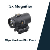 Vector Optics Paragon 3x18 Μεγεθυντικός Φακός Micro 