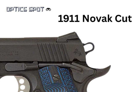 1911 [Novak Cut] ρυθμιζόμενο οπίσθιο σκοπευτικό | with fiber optics