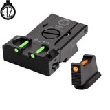 CZ P-10 ρυθμιζόμενα σκοπευτικά with fiber optics | type B 