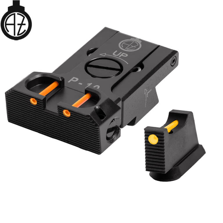 CZ P-10 ρυθμιζόμενα σκοπευτικά with fiber optics | type B 
