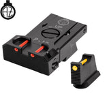 CZ P-10 ρυθμιζόμενα σκοπευτικά with fiber optics | type B 