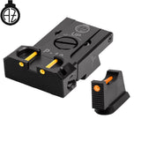 CZ P-10 ρυθμιζόμενα σκοπευτικά with fiber optics | type B 