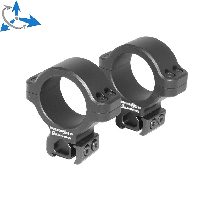 CZ 457 δακτύλιοι διόπτρας for dovetail | 30mm
