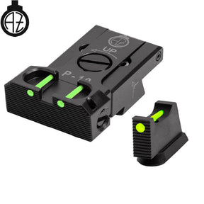 CZ P-10 ρυθμιζόμενα σκοπευτικά με οπτικές ίνες | type B