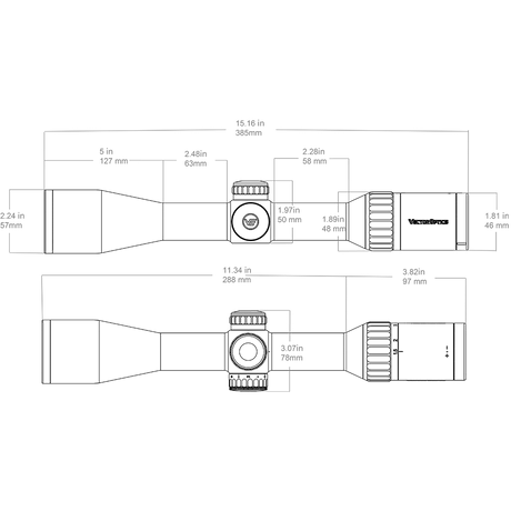 Vector Optics Continental 1.5-9x42 SFP διόπτρα τυφεκίου