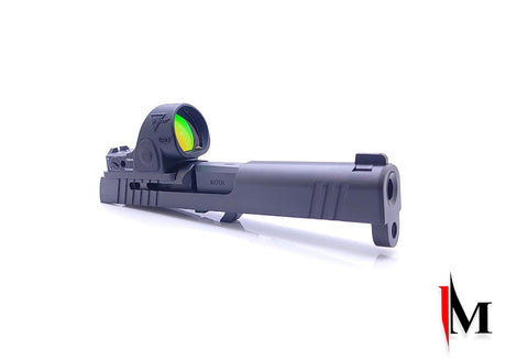 Dan Wesson DWX πλάκα αντάπτορα with integrated οπίσθιο σκοπευτικό | Trijicon RMR footprint