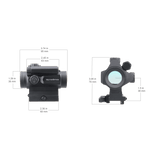 Vector Optics Σκόπευτρο Nautilus 1x30 Διπλή Διόπτρα red dot 