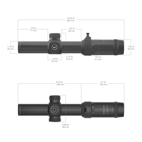 Vector Optics Forester 1-5x24SFP GenII διόπτρα τυφεκίου