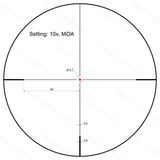 Vector Optics Διόπτρα τουφεκιού Forester 2-10x40SFP 