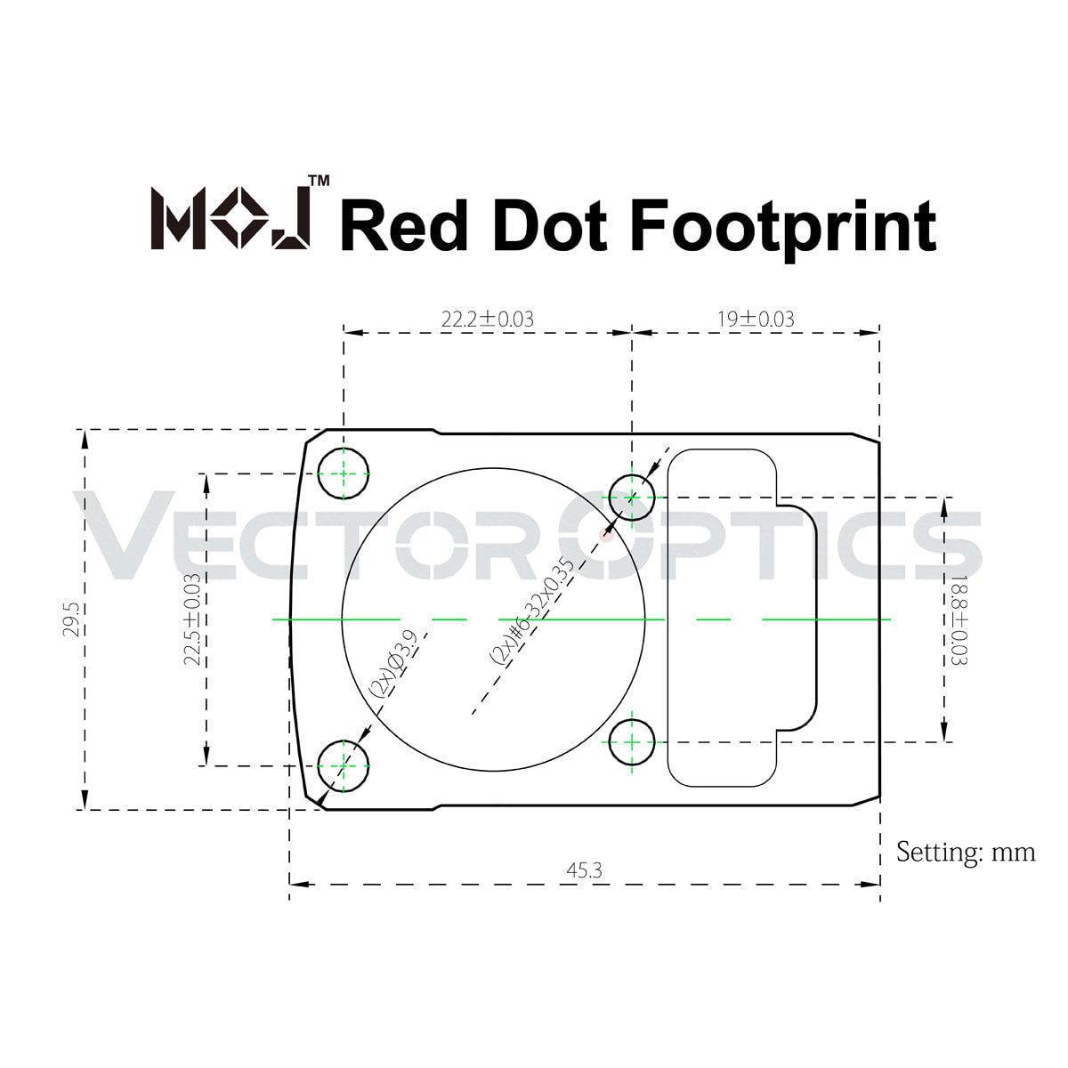 Vector Optics Φρενίτιδα 1x22x26 MOS red dot 