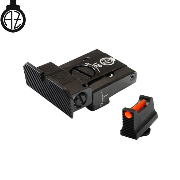 Glock 17, Glock 19, Glock 26 ρυθμιζόμενα σκοπευτικά με οπτικές ίνες | τύπου Α