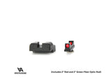 Χαμηλά σκοπευτικά για Glock Slimline [G42 G43 G43X G48] | με οπτικές ίνες