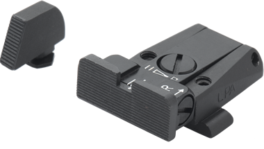 Σετ ρυθμιζόμενων σκοπευτικών Glock [G17, G19, G26 & άλλα] | με αυλακώσεις 