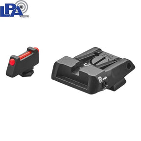 Ρυθμιζόμενα σκοπευτικά για Glock [G17 G19 G26 & other] | με οπτικές ίνες