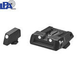 Ρυθμιζόμενα σκοπευτικά για Glock [G17 G19 G26 & other] | με λευκές κουκκίδες