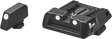 Glock [G17, G19, G26 & other] adjustable sight set | with white dots