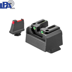 Υψηλά ημι-ρυθμιζόμενα σκοπευτικά για Glock MOS [G17 MOS G19 MOS & other] | με οπτικές ίνες