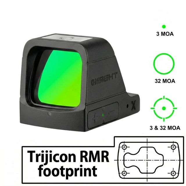 Osight X [πράσινο] σκοπευτικό κόκκινης κουκκίδας