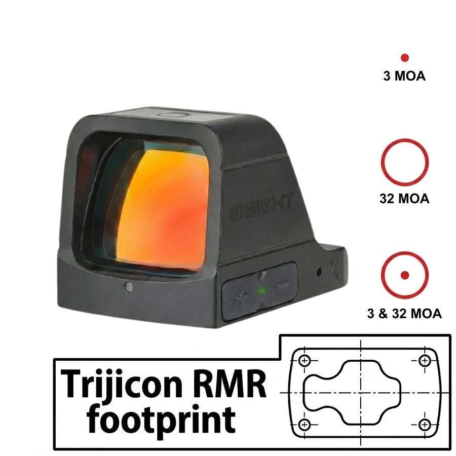 Osight X [κόκκινο] σκοπευτικό κόκκινης κουκκίδας