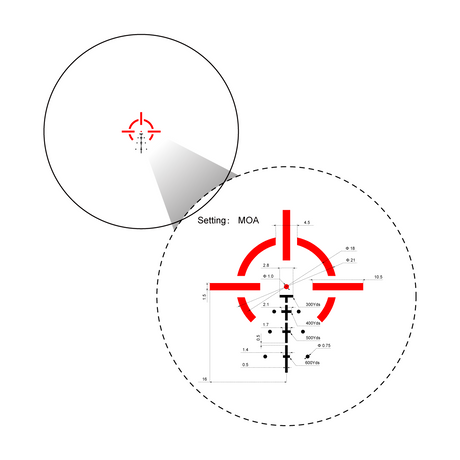 Vector Optics Paragon 4x24 ultra compact prism διόπτρα τυφεκίου