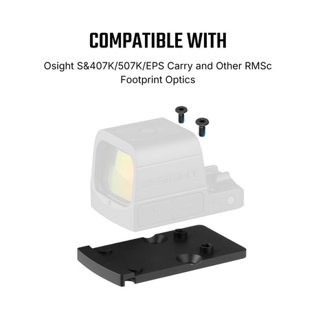 Footprint αντάπτορας | από Trijicon RMR σε Shield RMSc & K-series footprint