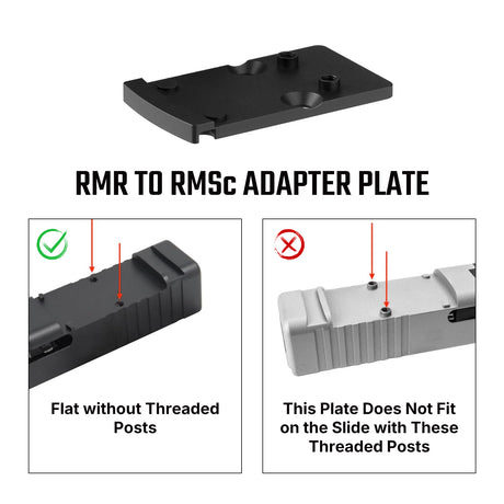 Footprint αντάπτορας | από Trijicon RMR σε Shield RMSc & K-series footprint
