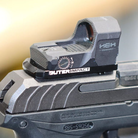 Ruger Security 9 βάση για σκοπευτικό κόκκινης κουκκίδας | type C [RMR RTS Docter footprint]