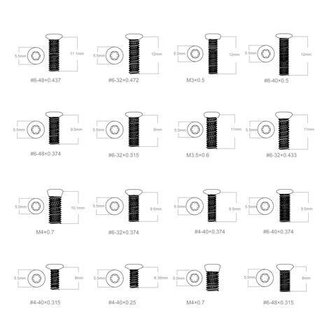 Σετ βιδών Vector Optics