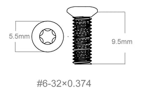 Σετ βιδών 3τεμ | 6-32x0.374’’ [T10]