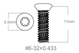 Σετ βιδών 3τεμ | 6-32x0.433’’ [T10]
