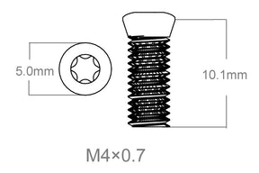 Σετ βιδών 3τεμ | M4x0.7 [T10]