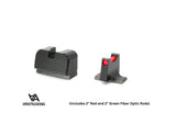 Sig Sauer P220 P226 P229 P320 & P365 Optics Ready ψηλά αθλητικά σκοπευτικά με οπτικές ίνες