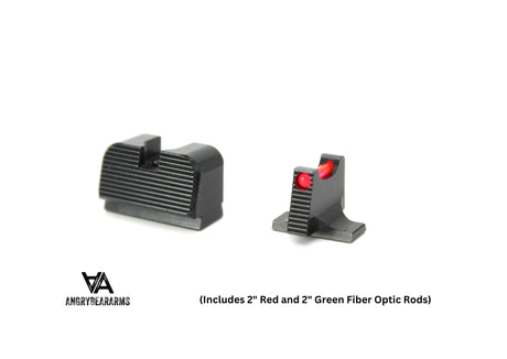 Sig Sauer P220, P226, P229, P320 & P365 Optics Ready tall sport sights with fiber optics