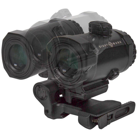 Sightmark XTM-3 Μεγεθυντής 3x με βάση για σκοπευτικό κόκκινης κουκκίδας LQD flip to side