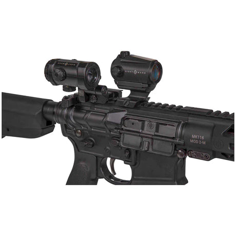 Sightmark XTM-3 Μεγεθυντής 3x με βάση για σκοπευτικό κόκκινης κουκκίδας LQD flip to side