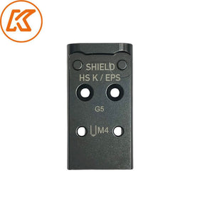 Steel πλάκα για σκοπευτικό κόκκινης κουκκίδας for Glock MOS | Shield RMSc & Holosun K-series footprint