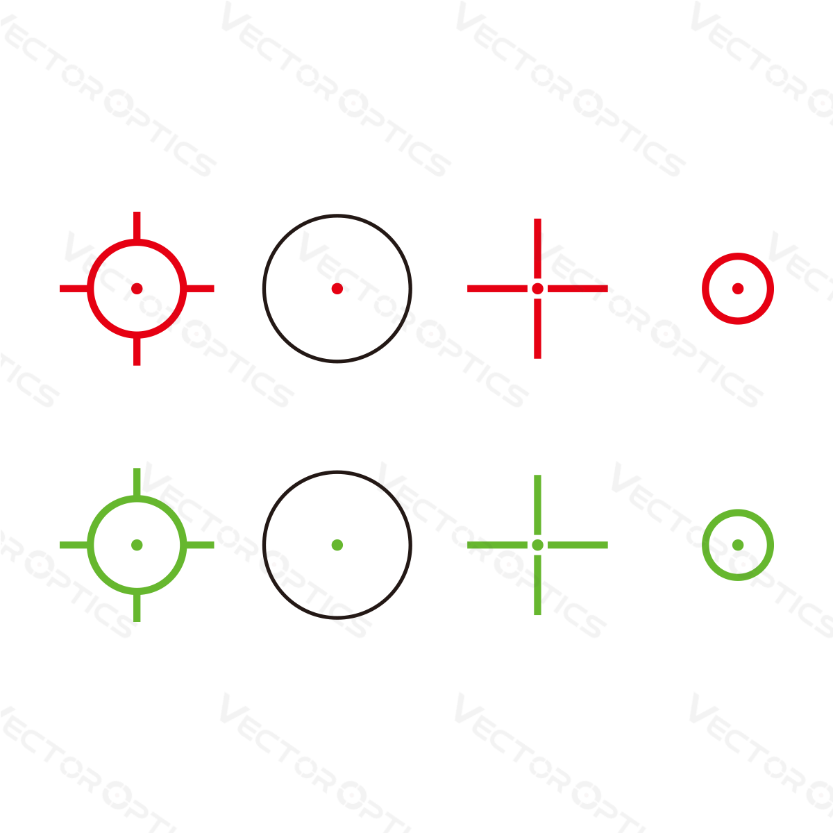 Vector Optics Omega 23x33 Τετράγωνο Σκόπευτρο Reflex red dot 