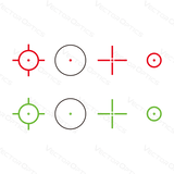 Vector Optics Omega 23x33 Τετράγωνο Σκόπευτρο Reflex red dot 