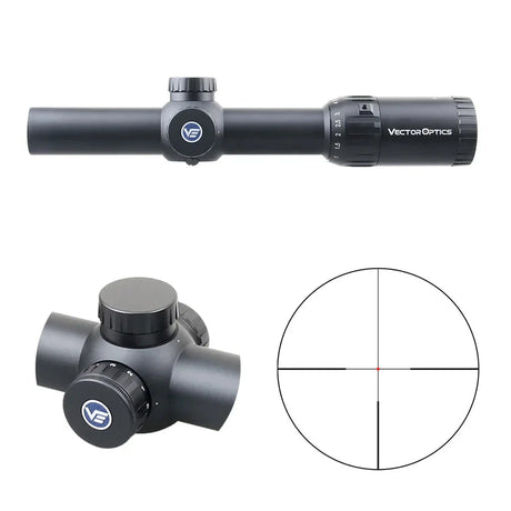 Vector Optics Constantine 1-10x24 Fiber Center Dot διόπτρα τυφεκίου Vector Optics