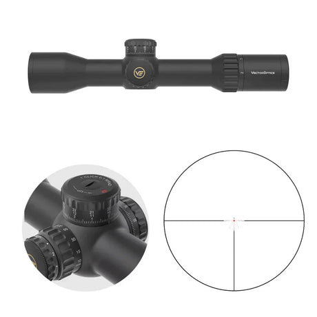 Vector Optics Continental x6 2-12x44 CTR MPVO διόπτρα τυφεκίου Vector Optics